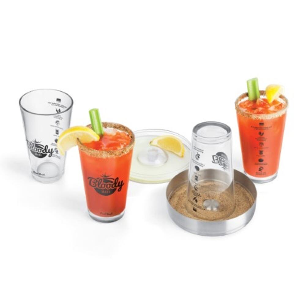 Final Touch Bloody Mary Set - 6 Piece Cocktail Kit Accessories Recipe Card NWT